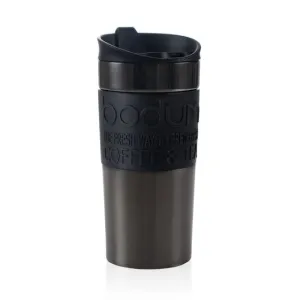 12oz Gun Metal Travel Mug