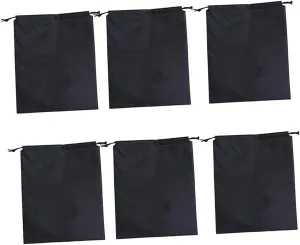 12pcs Extra Large Moving Bags Drawstring Storage Bags for Home Nonwoven Fabric Drawstring Pouches 40x30cm