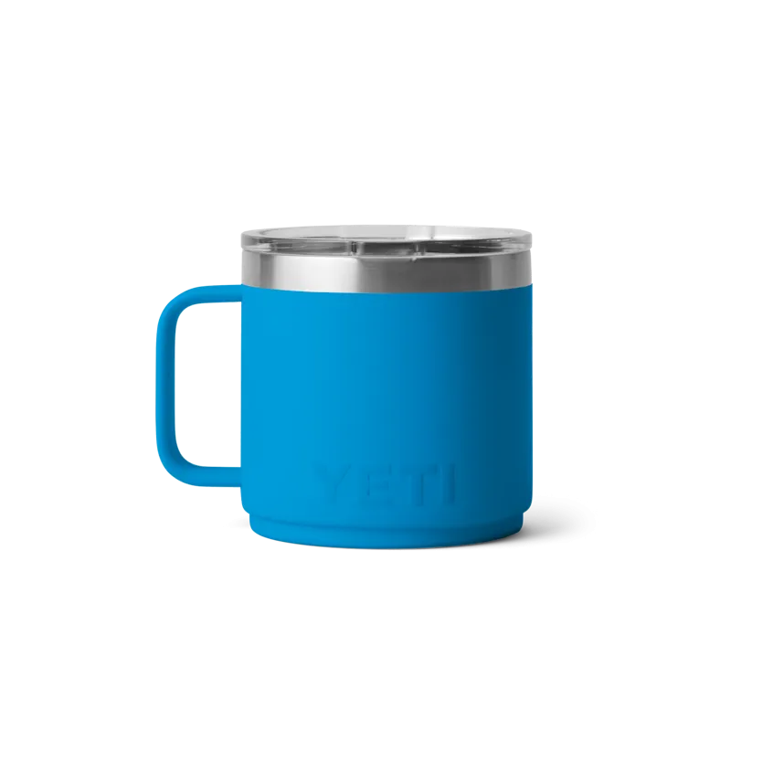 14 oz. / 414ml Stackable Mug w/ Magslider Lid - Big Wave Blue