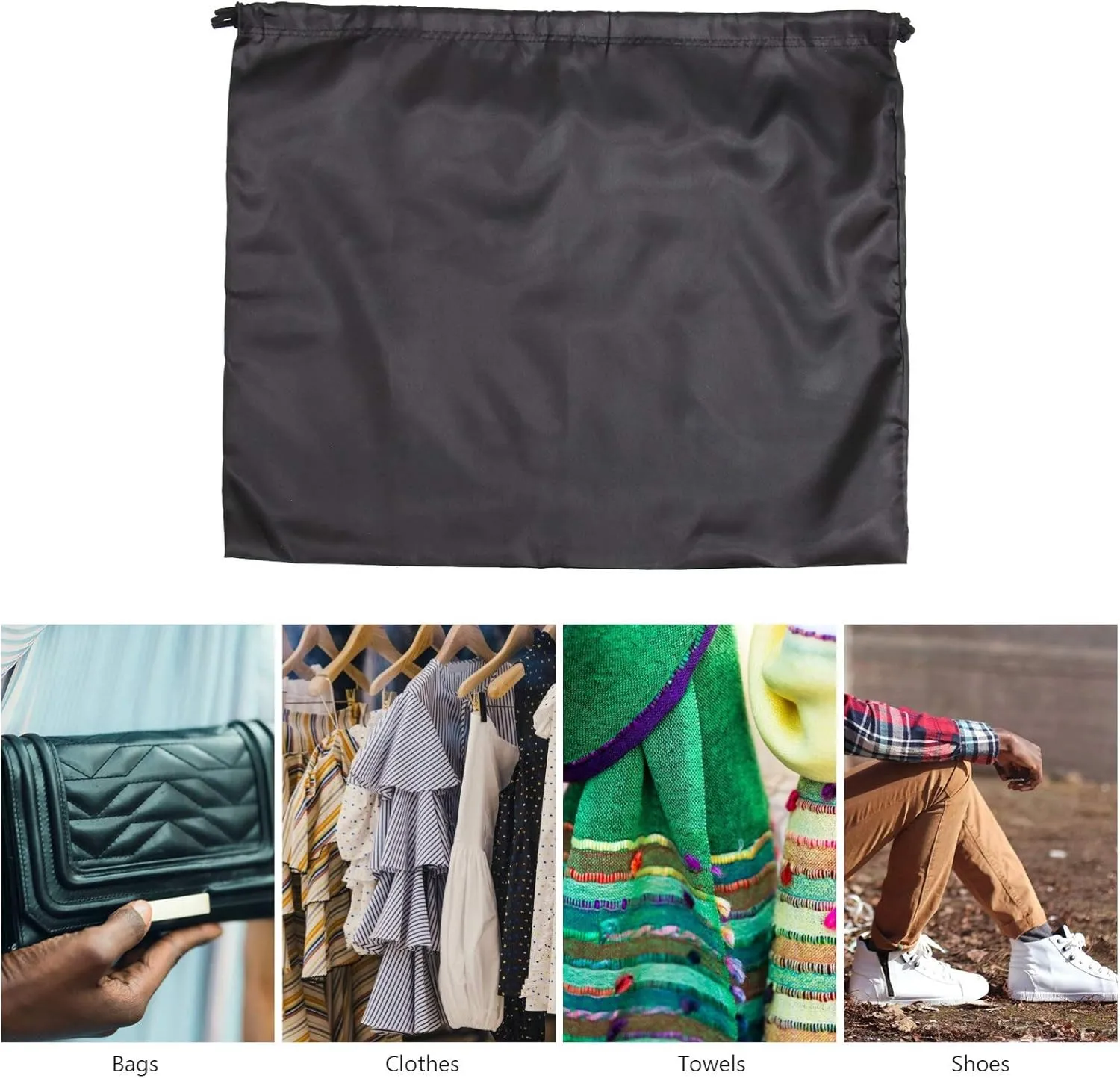 2 Pack Duvet Storage Bag Large Extra Large Drawstring Bags for Household Storage Dustproof Easy to Use