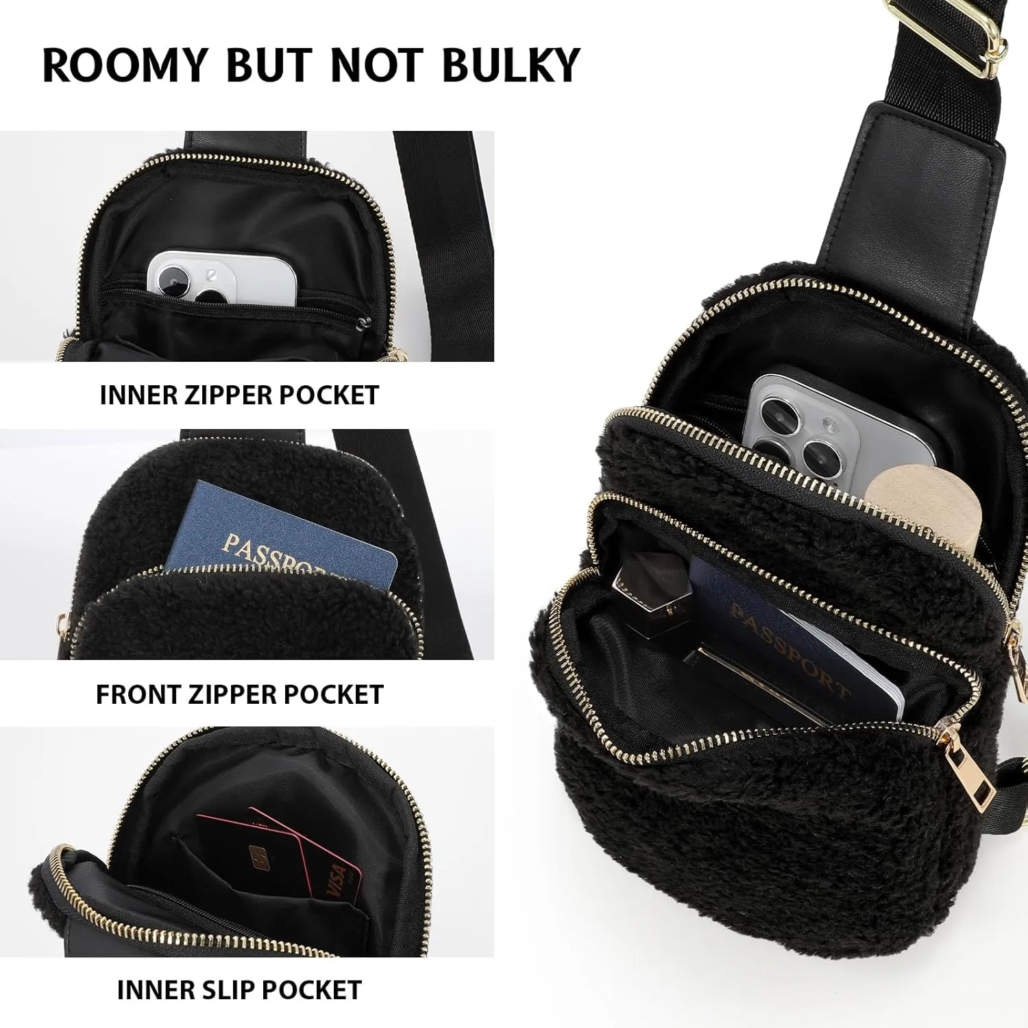 2025 Sling Bag for Women, Crossbody Sling Bag with Adjustable Strap for Traveling Walking