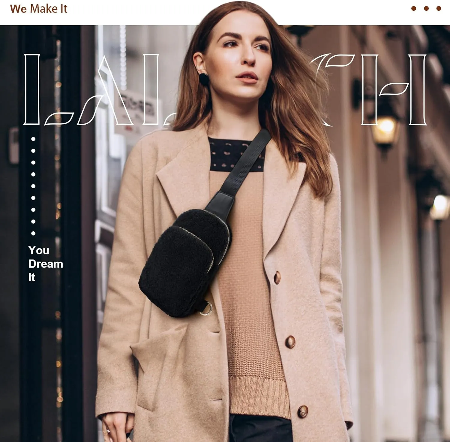 2025 Sling Bag for Women, Crossbody Sling Bag with Adjustable Strap for Traveling Walking