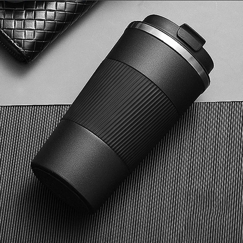 380Ml/510Ml Double Stainless Steel Coffee Thermos Mug With Non-Slip Case Car Vacuum Flask Travel Ins