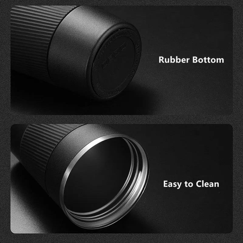 380Ml/510Ml Double Stainless Steel Coffee Thermos Mug With Non-Slip Case Car Vacuum Flask Travel Ins