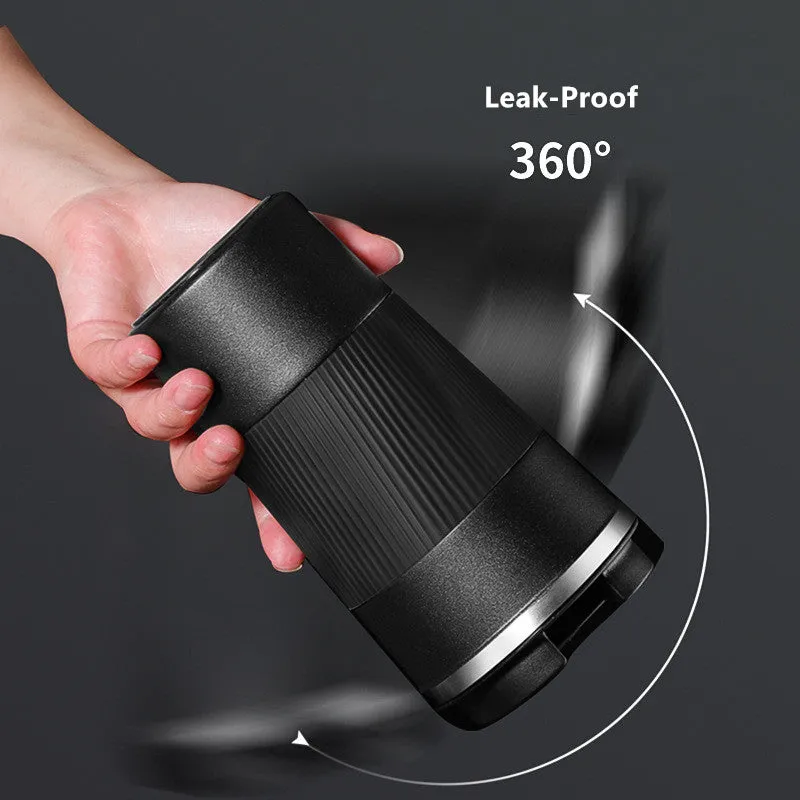 380Ml/510Ml Double Stainless Steel Coffee Thermos Mug With Non-Slip Case Car Vacuum Flask Travel Ins