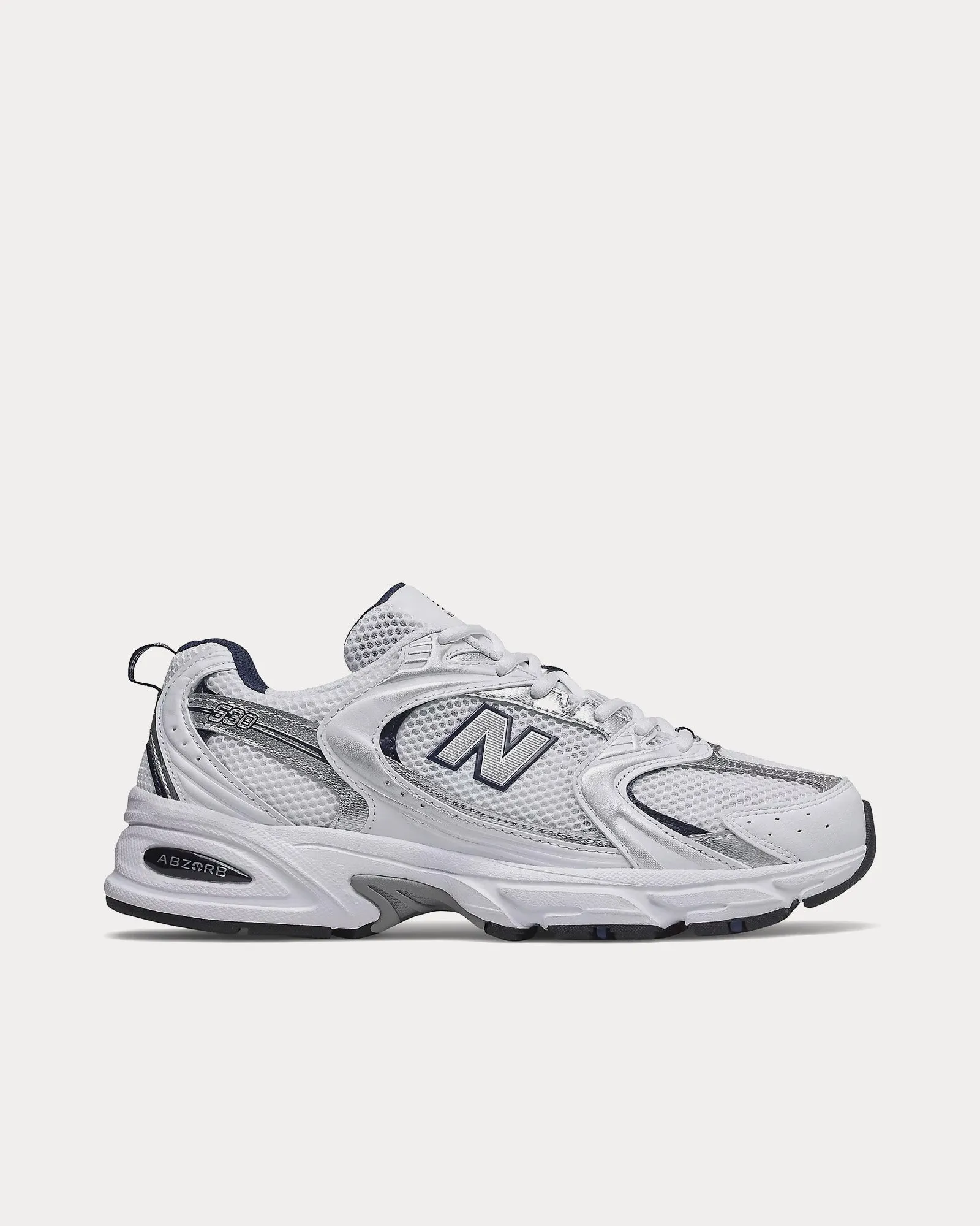 530 White / Natural Indigo Low Top Sneakers