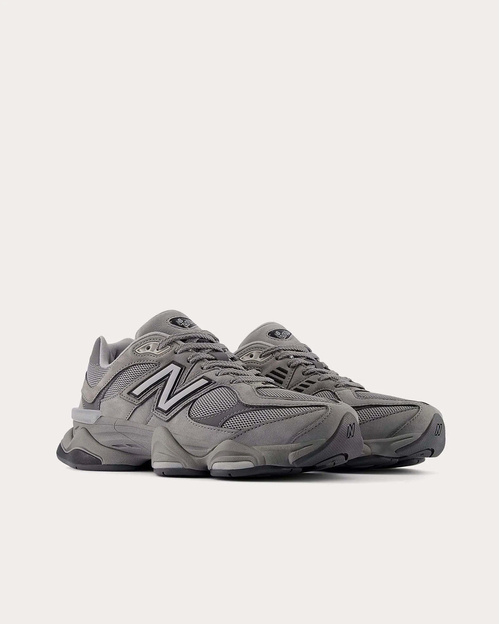 9060 Shadow Grey / Castlerock / Black Low Top Sneakers