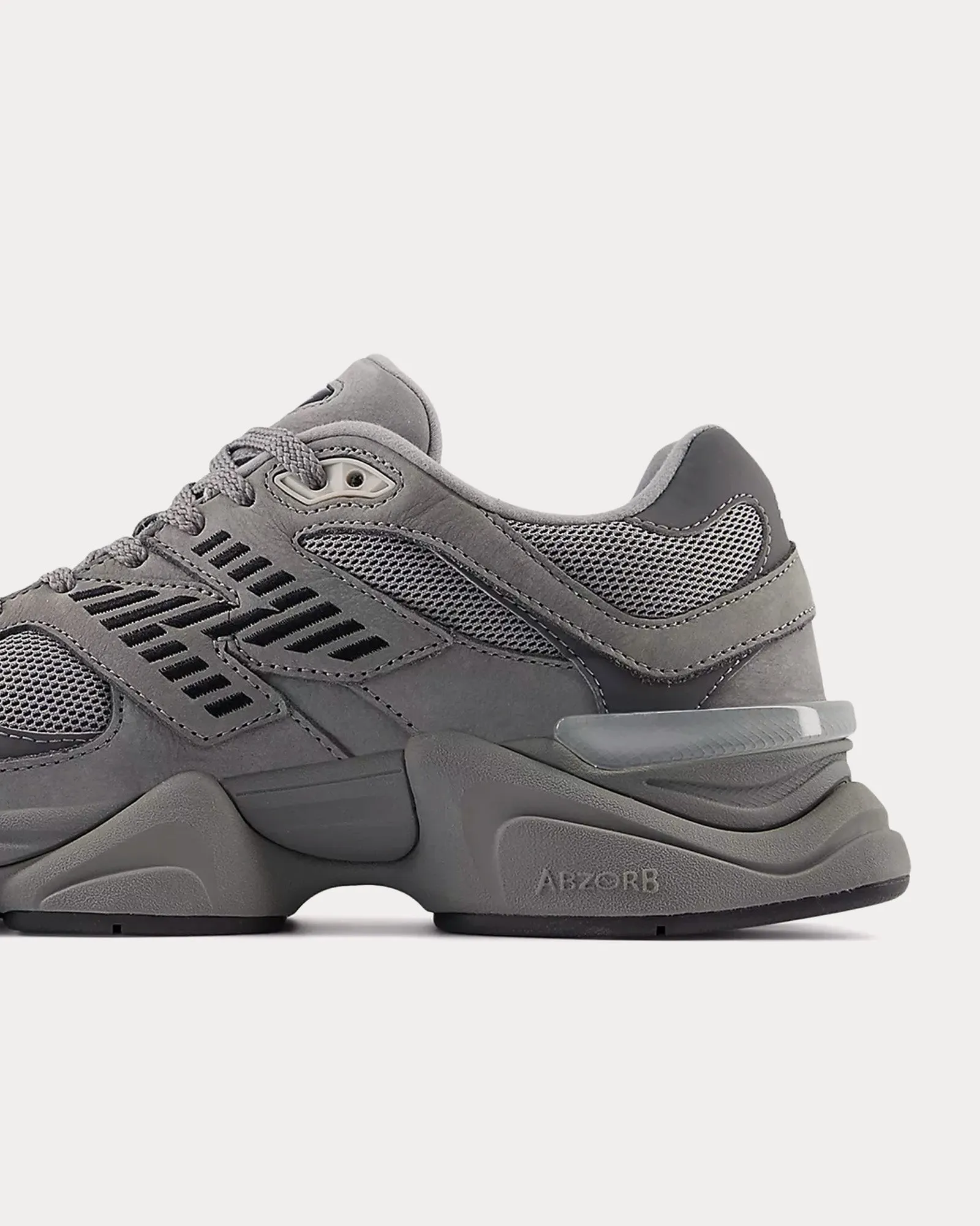 9060 Shadow Grey / Castlerock / Black Low Top Sneakers