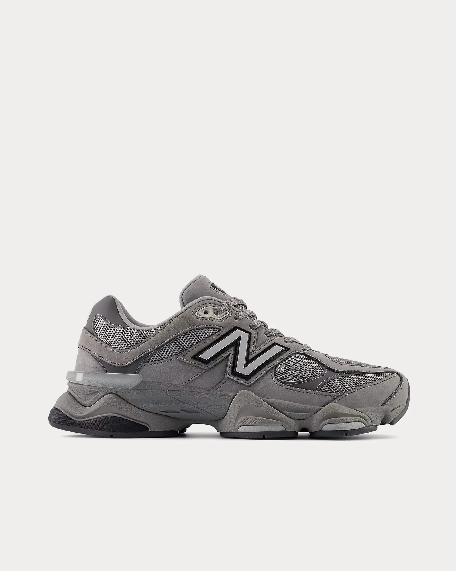 9060 Shadow Grey / Castlerock / Black Low Top Sneakers