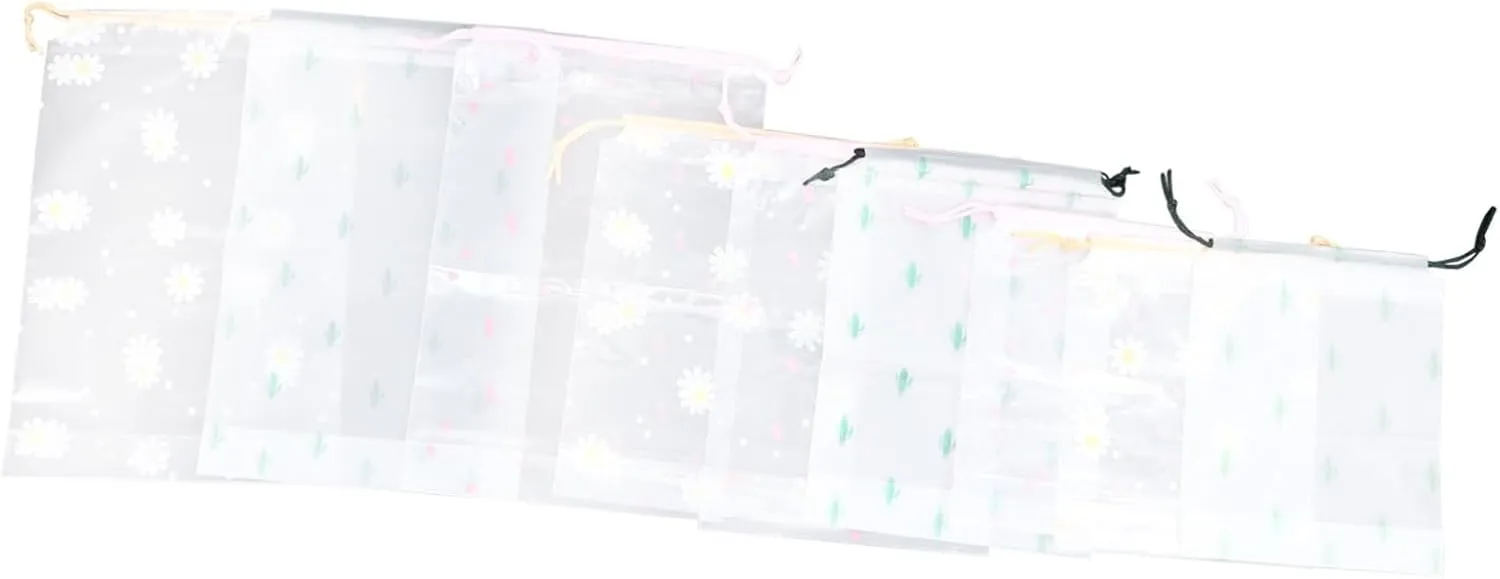 9pc Set of Travel Garment Bags Toiletry Organizer Drawstring Pouches Drawstring - Storage Bags for Packing