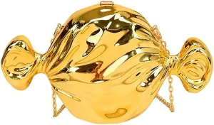 Acrylic Candy Shaped Handbag Cute Clutch Purse for Women Unique Chain Shoulder Bag for Dating