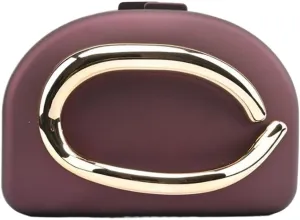 Acrylic Evening Clutch Metal Handle Handbag Shell Shape Shoulder Crossbody Bag for Wedding Party Causal
