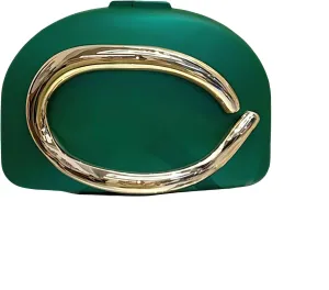 Acrylic Evening Clutch Metal Handle Handbag Shell Shape Shoulder Crossbody Bag for Wedding Party Causal