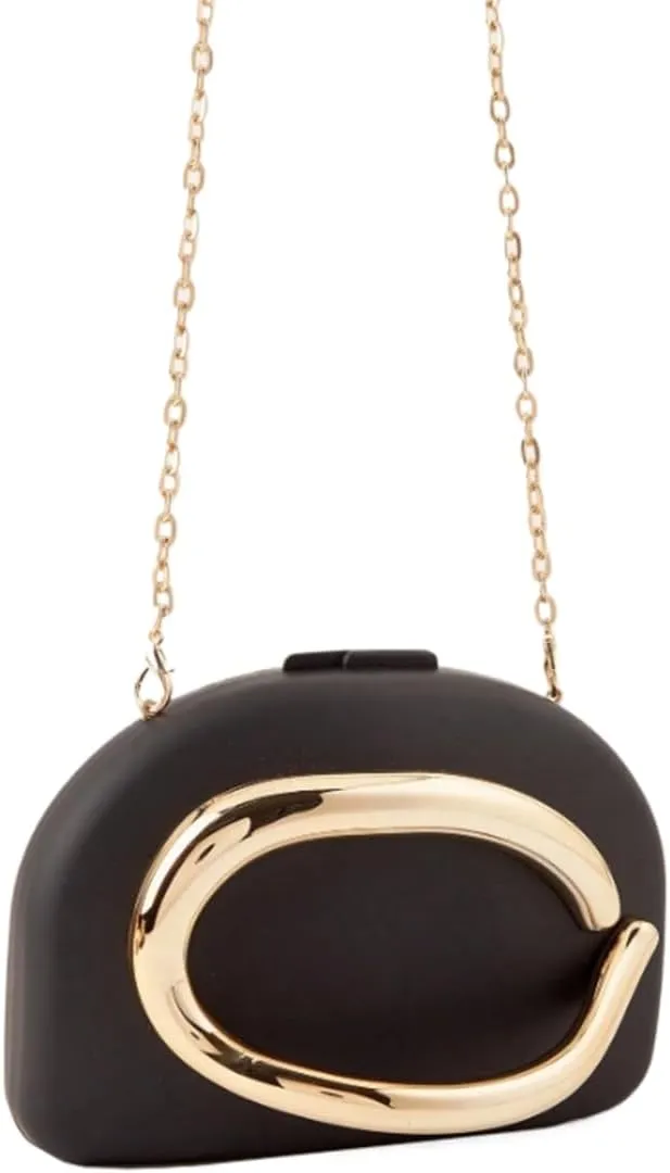 Acrylic Evening Clutch Metal Handle Handbag Shell Shape Shoulder Crossbody Bag for Wedding Party Causal