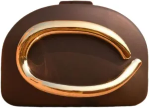 Acrylic Evening Clutch Metal Handle Handbag Shell Shape Shoulder Crossbody Bag for Wedding Party Causal