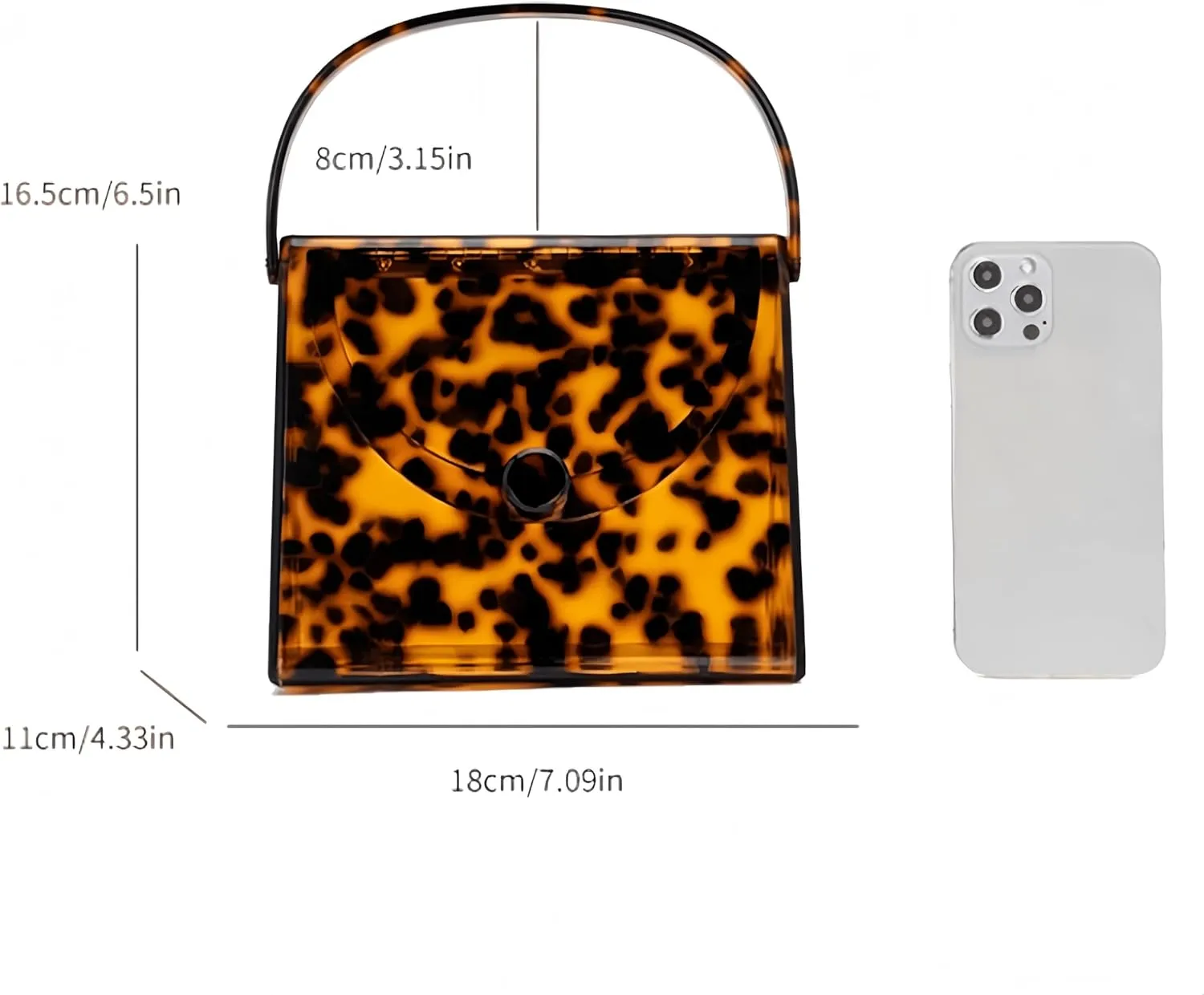 Acrylic Women Evening Clutch Unique Triangle Handbag Elegant Twist Top Handle Purse Bags for Wedding Party Cocktail