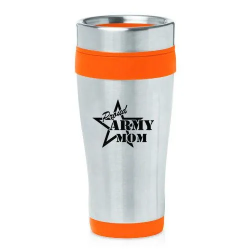 Army Mom Stainless Steel Travel Mug