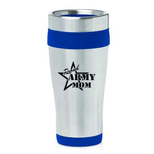 Army Mom Stainless Steel Travel Mug