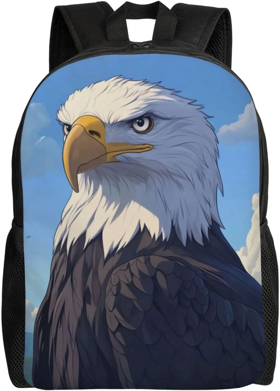 Bald Eagle Backpack Waterproof Anti Theft Durable Light Laptop Bag Backpacks For Women Men Travel Gym Backpack