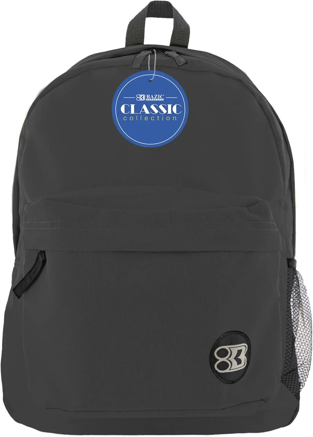 BAZIC 1050 Classic Backpack, Black, 17"