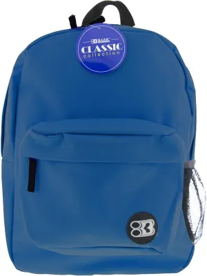 BAZIC 1051 Classic Backpack, Blue, 17"