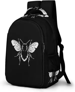 Bee Travel Laptop Backpack Durable Computer Bag Casual Daypack Work Backpack for Women & Men