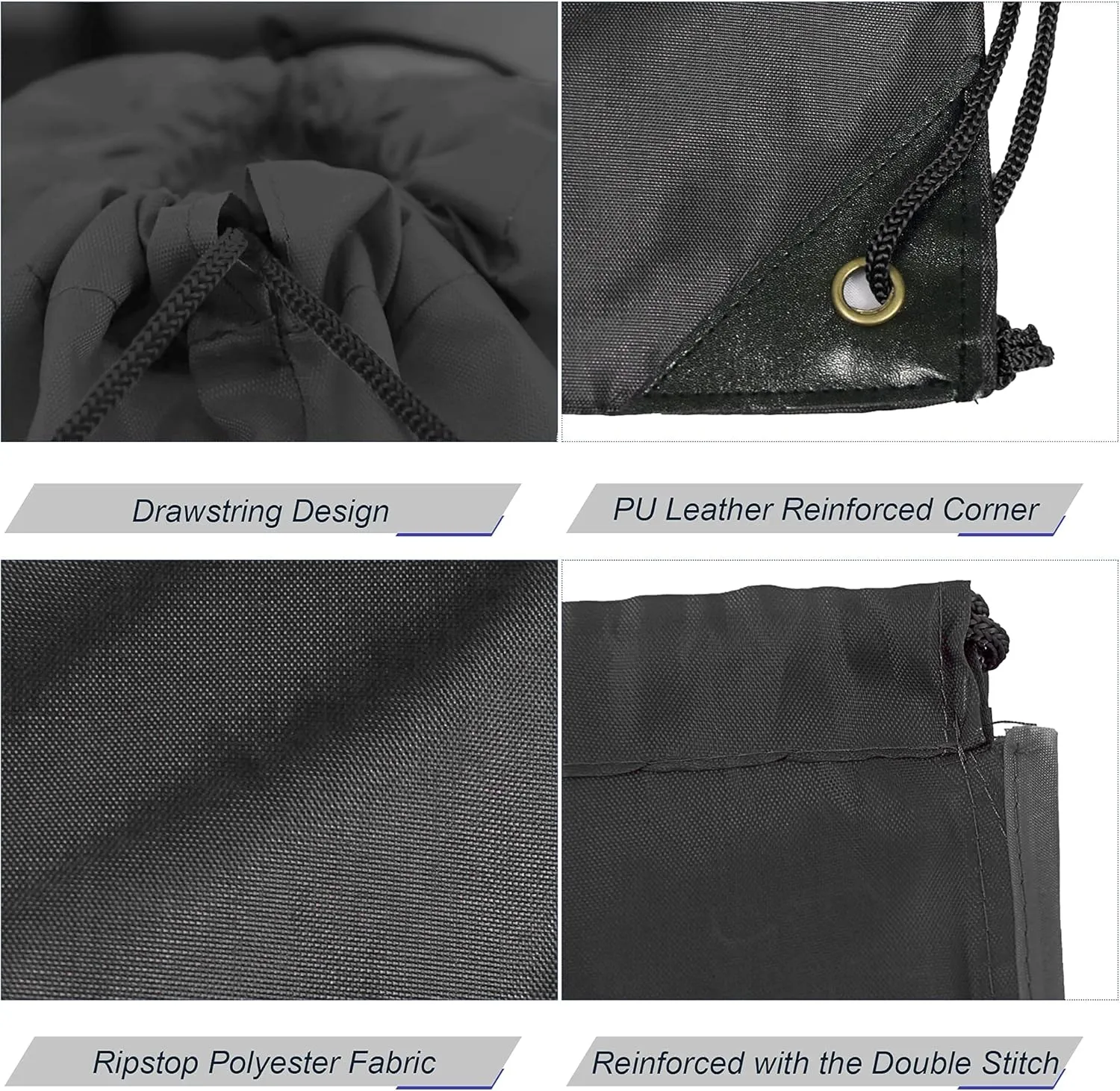 BeeGreen Drawstring Backpack Bags 20,30,50 Packs Reflective String Bags for Gym Sport Trip Cinch Sack DIY for Women Men