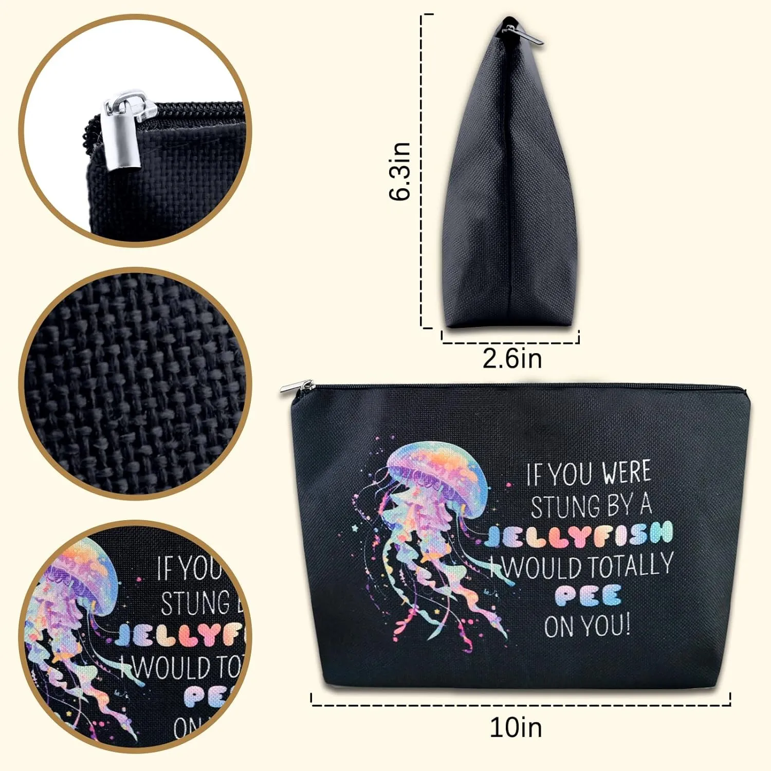 Best Friends Gift Bag, Unique Female Cosmetic Bag for Birthday, Valentine's, Christmas & More - BFF Gift