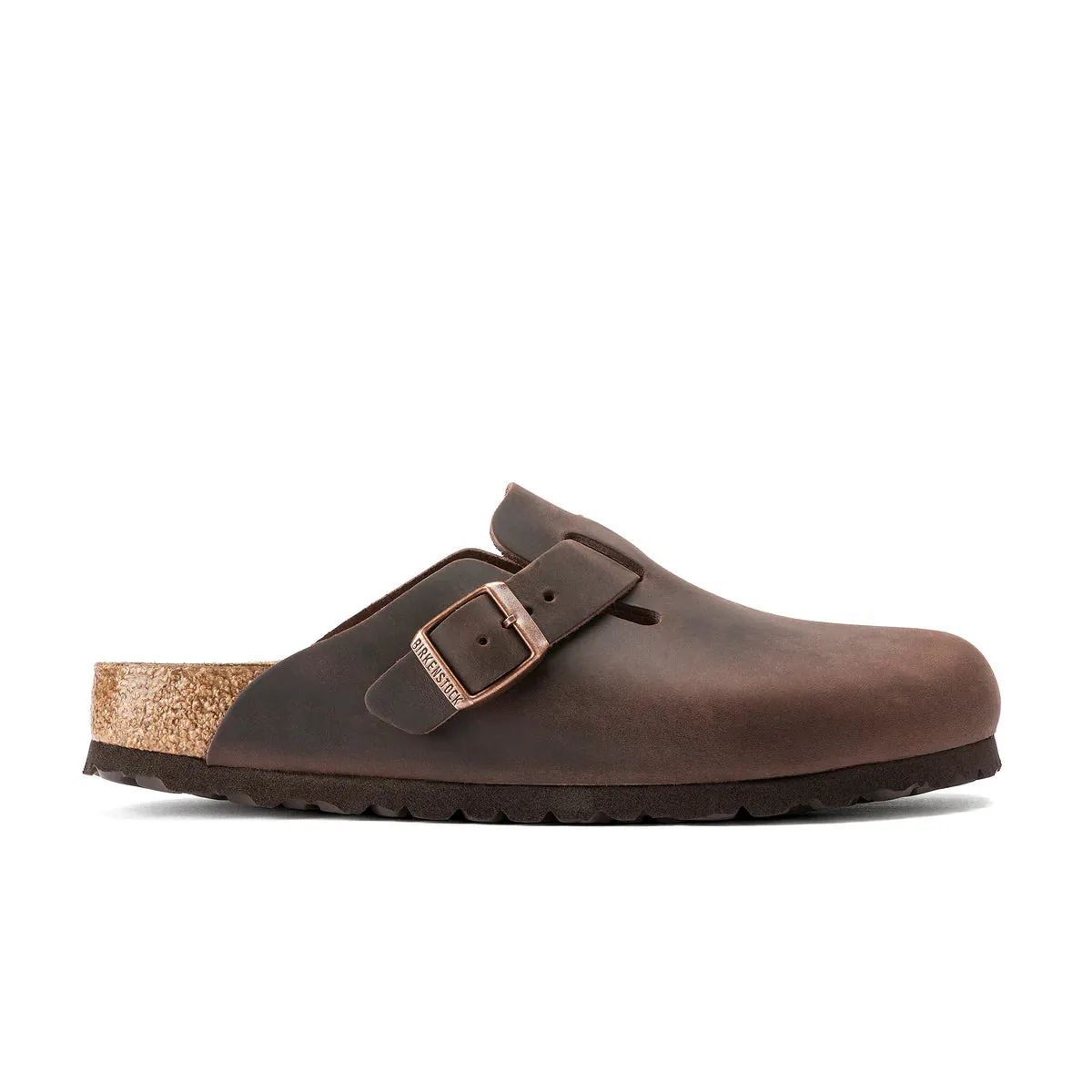 Birkenstock Boston Habana Oiled Leather Narrow