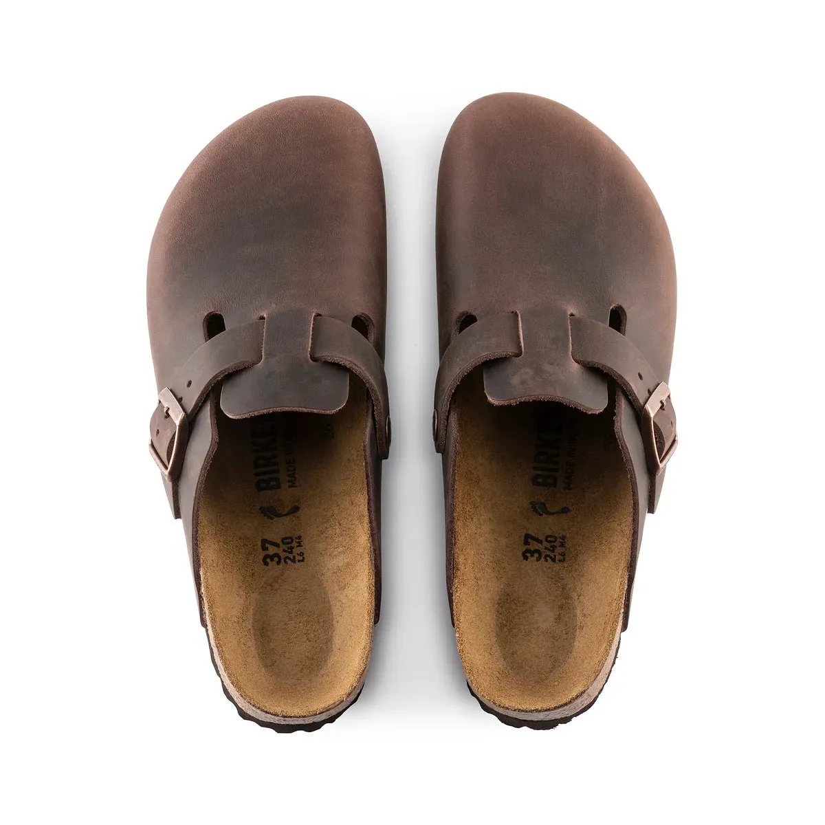 Birkenstock Boston Habana Oiled Leather Narrow