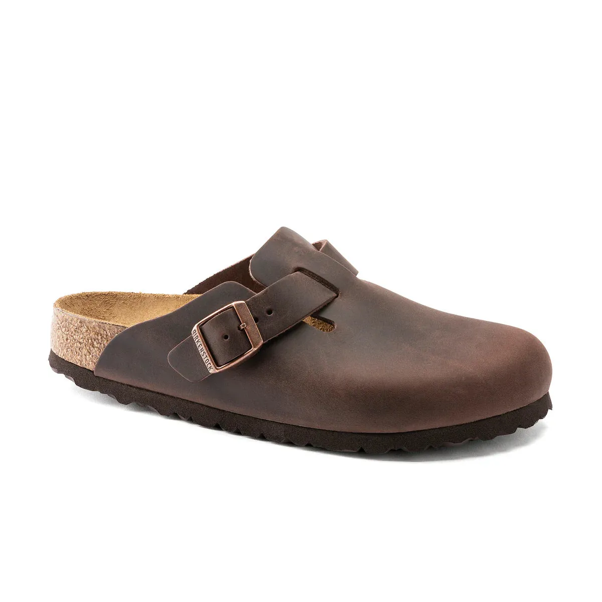 Birkenstock Boston Habana Oiled Leather Narrow