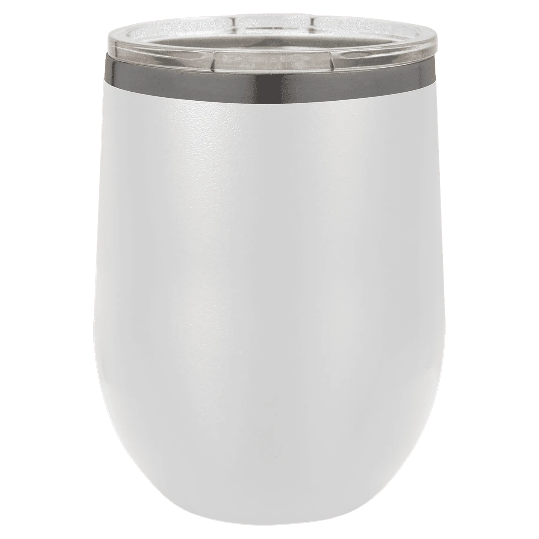 Black Ghost 12 oz Blank Stainless Steel Insulated Stemless Wine Tumbler with Lid