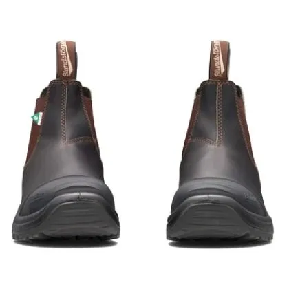Blundstone Unisex Work Boot CSA Steel Toe Stout Brown