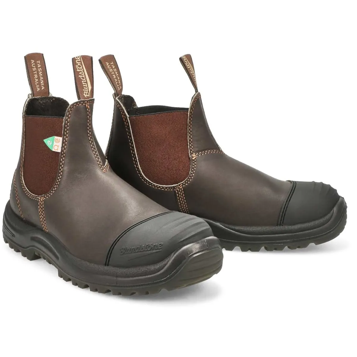 Blundstone Unisex Work Boot CSA Steel Toe Stout Brown