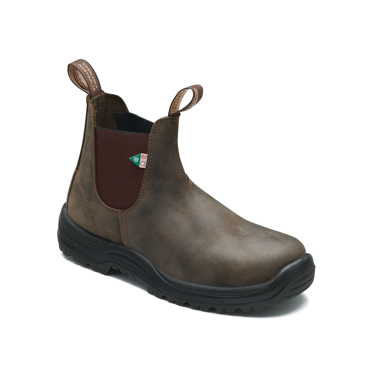 Blundstone Work & Safety Waxy Rustic Brown Boot, 180