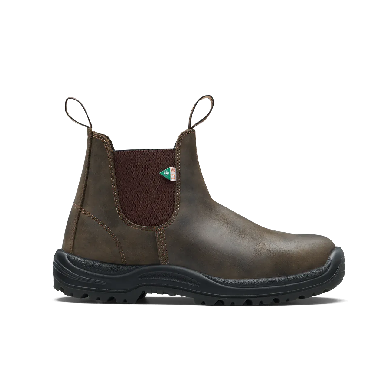 Blundstone Work & Safety Waxy Rustic Brown Boot, 180