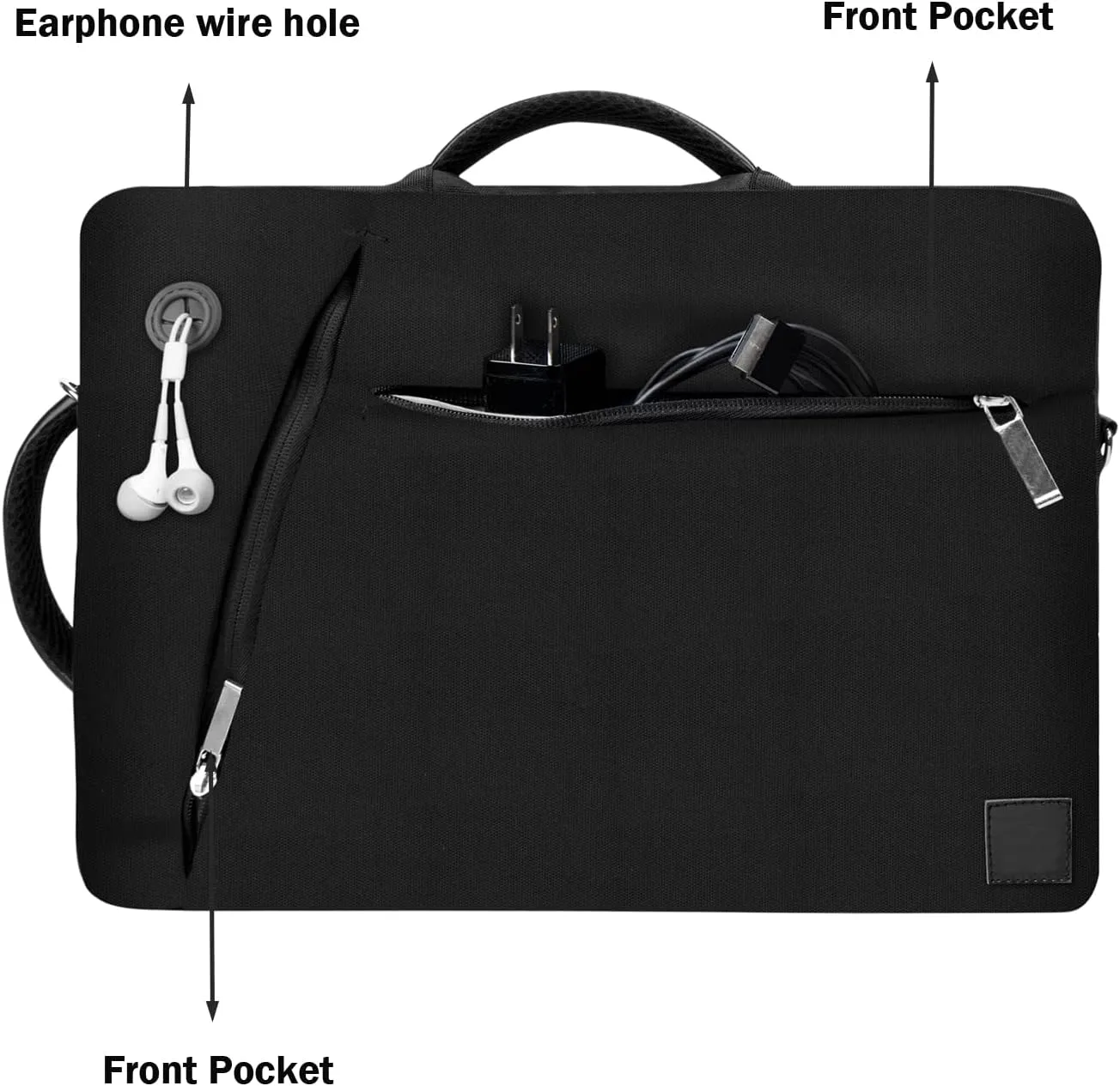 BPC Convertible Messenger BackpackMulti-Functional Travel & Work Bag, Adjustable Straps, Hidden Backpack Harness
