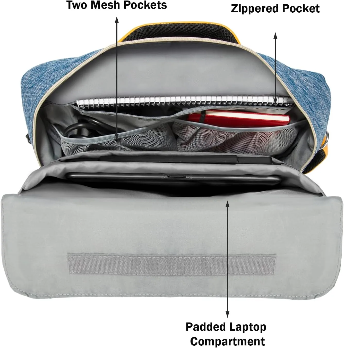 BPC Convertible Messenger BackpackMulti-Functional Travel & Work Bag, Adjustable Straps, Hidden Backpack Harness