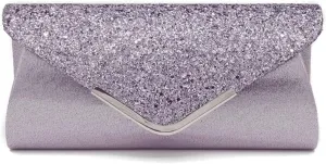 Bridal Wedding Purse Sparkly Shoulder Crossbody Women Envelope Clutch Sequins Evening Shiny Handbag