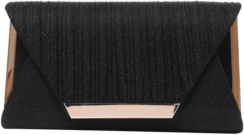Bridal Wedding Purse Sparkly Shoulder Shiny Handbag Crossbody Women Envelope Evening Glitter Sequins Clutch