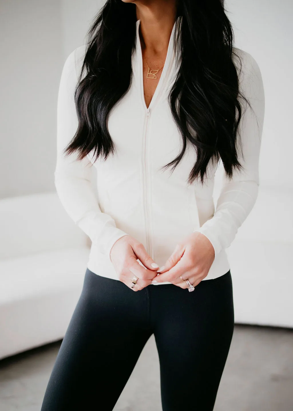 Brielle Fitted Zip Jacket