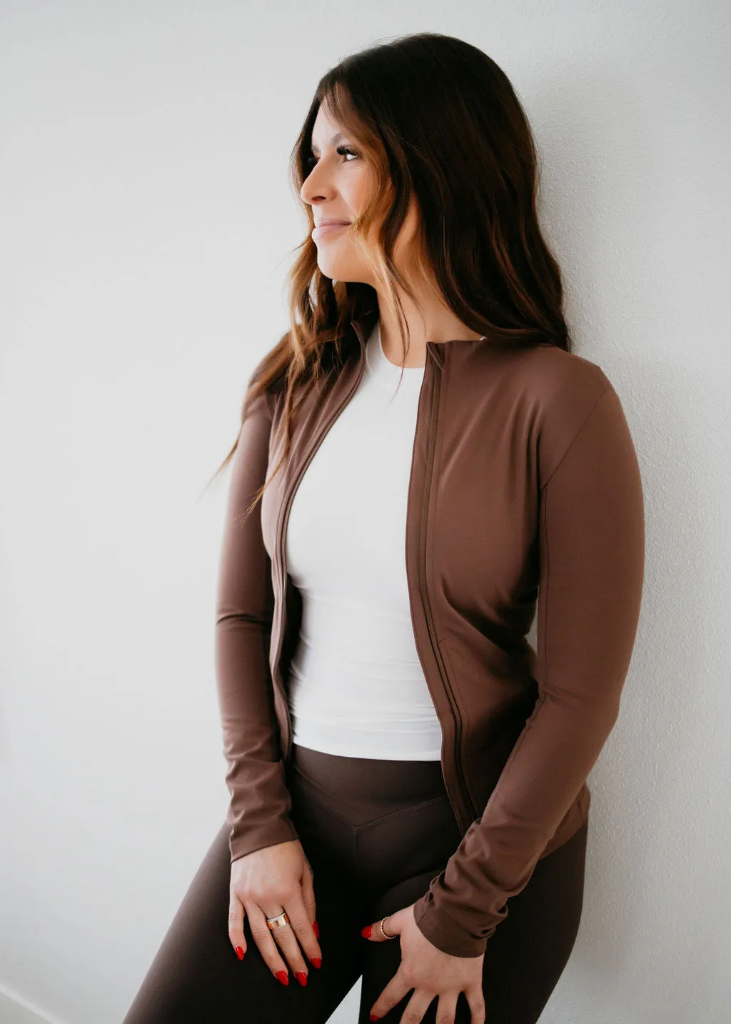 Brielle Fitted Zip Jacket