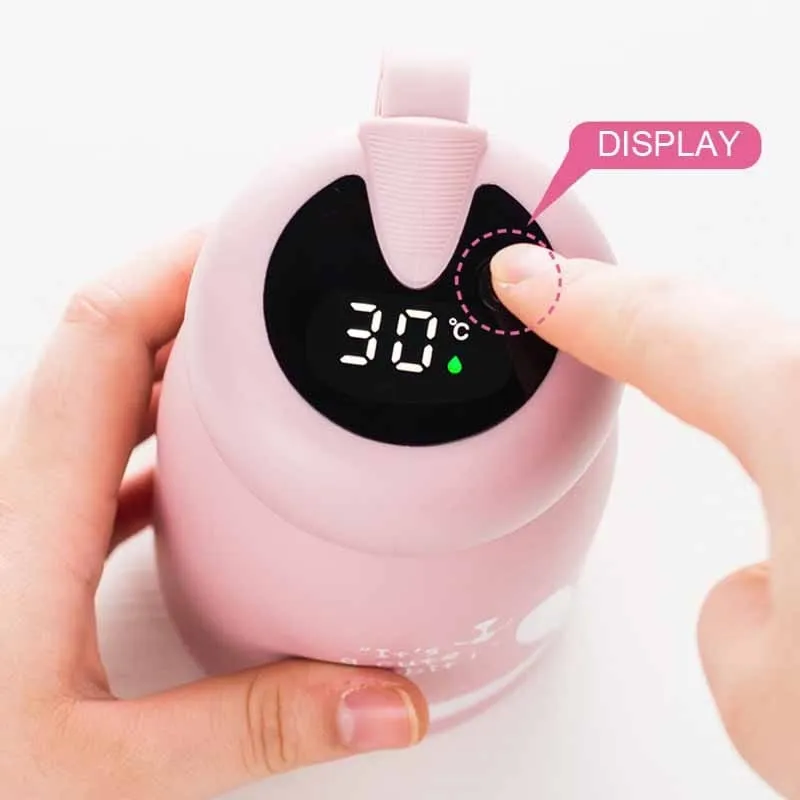Bunny LED Display Thermos Vacuum Flasks