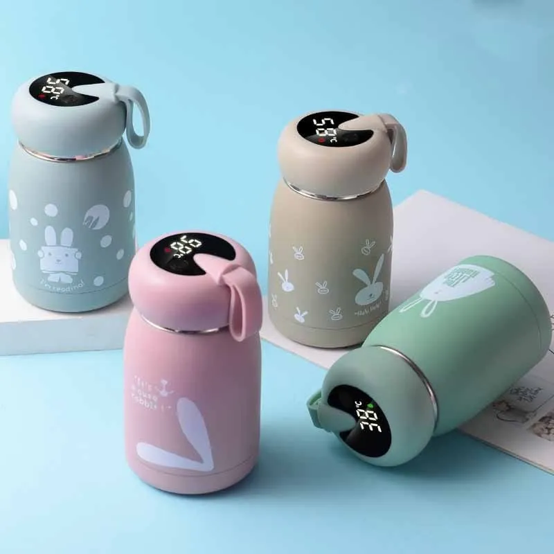 Bunny LED Display Thermos Vacuum Flasks