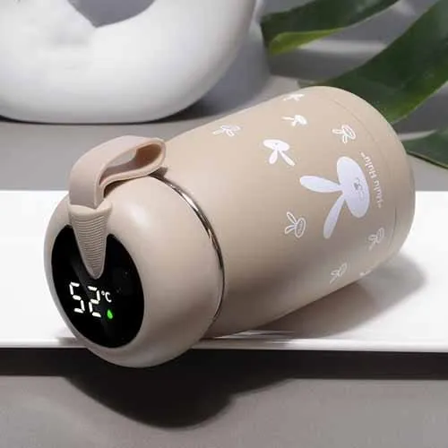 Bunny LED Display Thermos Vacuum Flasks