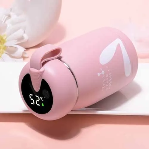 Bunny LED Display Thermos Vacuum Flasks