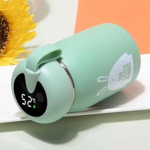 Bunny LED Display Thermos Vacuum Flasks