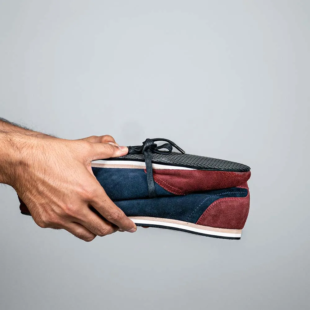 Burgundy   Navy Ultraflex Sneakers