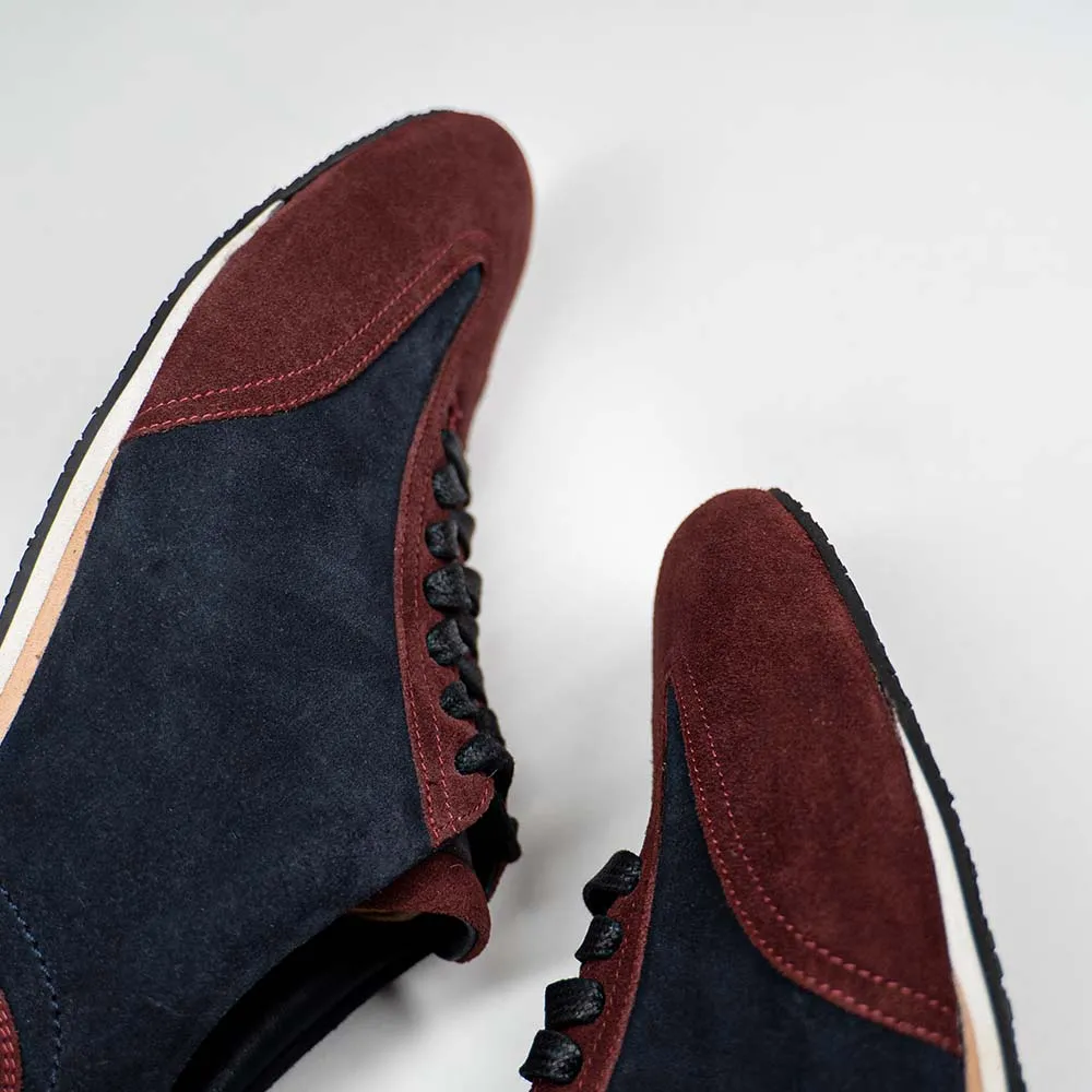 Burgundy   Navy Ultraflex Sneakers