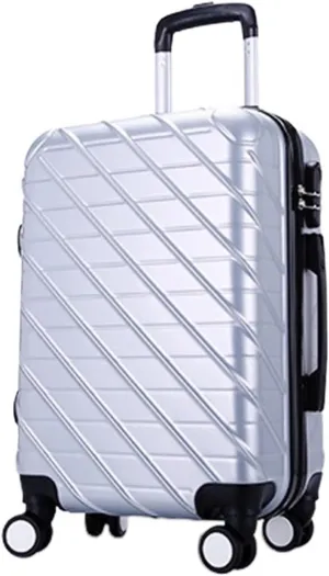 Carry-on Suitcase Luggage Carry On Luggage with Spinner Wheels Luggage Travel Suitcase Hardshell Lightweight Carry-on Suitcases Carry On Luggages,Sliver-24inch (Sliver 20inch)